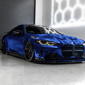 Película Protectora de Pintura para Auto/Automóvil <span class=keywords><strong>Moben</strong></span> de 8 mil, 1.52*15 m, Nano Cerámica TPU, Acabado Azul Cromo, Instalación en Seco/Húmedo, Auto Reparable - Product Image 1
