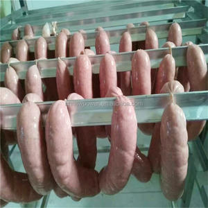 Maison de fumée du four de fumage 500L de saucisse rôtie électrique pour la chaîne de production de <span class=keywords><strong>chorizo</strong></span> de viande de poisson - Product Image 1
