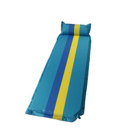 Coussin gonflable automatique pour une personne, coussin de camping, coussin de repos, matelas portable en PVC antidérapant et résistant à l'humidité