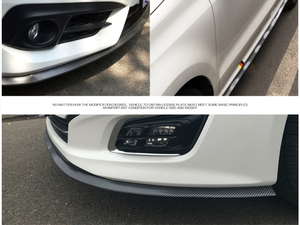 แถบยางกันชนหน้ารถยนต์,ตัวกันชนรถยนต์คาร์บอนไฟเบอร์อเนกประสงค์ลิ้นสปอยเลอร์ - Product Image 2