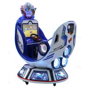 เกมอาร์เคดในร่มสำหรับเด็ก รถมอเตอร์ไซค์ไฟฟ้า แคปซูลหมุนได้ วิดีโอเกม คอนโซลแบบหยอดเหรียญ - Product Image 6