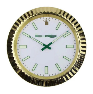 Nhà máy bán hàng trực tiếp của 14-inch Chất lượng cao sang trọng đồng hồ đồng hồ. Chấm công chính xác, hoạt động im lặng với ánh sáng ban đêm. - Product Image 3