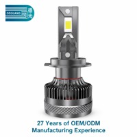 Ampoule de phare LED S120 120W haute puissance, refroidissement triple cuivre, fabricant d'origine, H7 H4 H11 H1, kit d'éclairage automobile