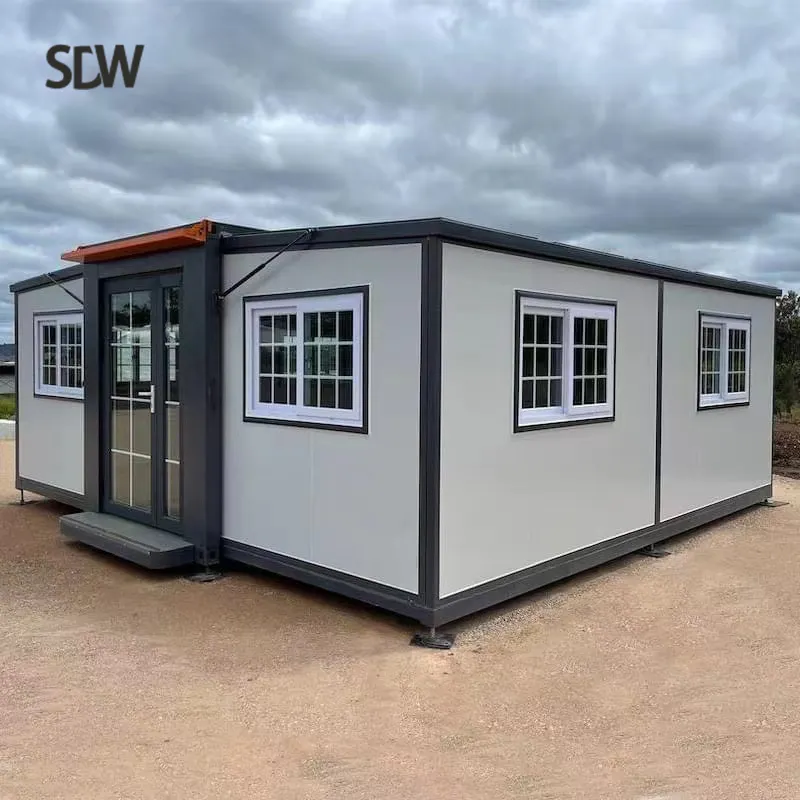 40FT prefab container office building container house office flat-packed container house expandable modular