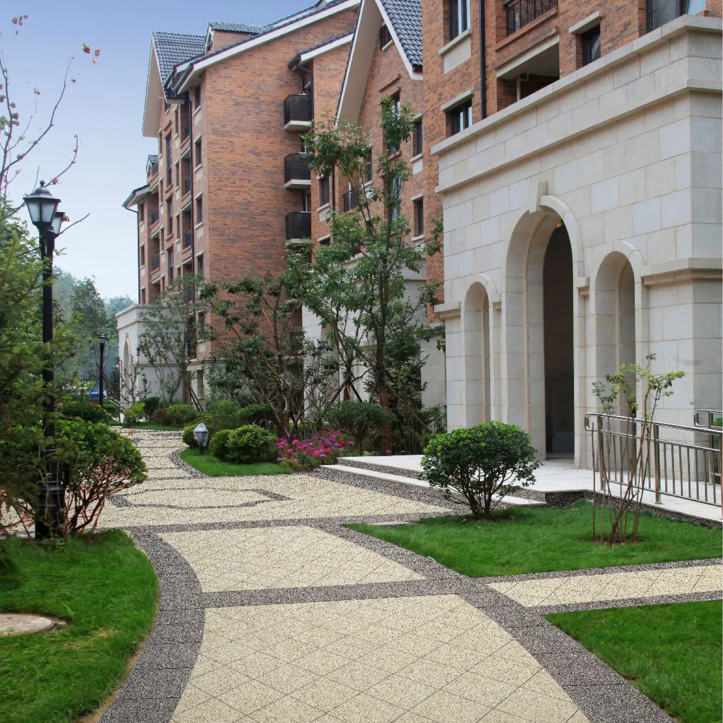 600*600 Fire Proof Waterproof Exterior Ceramic Wall Floor Tiles Stone Paver Tiles Outdoor