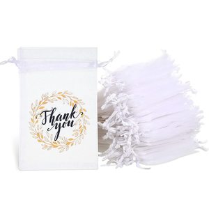 Sac en filet en tissu bronzé pour cadeau de remerciement, emballage de bijoux, rangement, bonbons, fête, poche pour cadeau de la Saint-Valentin - Product Image 4