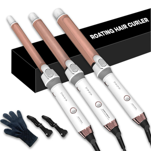 <span class=keywords><strong>Rizador</strong></span> de <span class=keywords><strong>Pelo</strong></span> Profesional Giratorio, <span class=keywords><strong>Rizador</strong></span> Automático de Cerámica Iónico con 4 Niveles de Calor para Ondas de Playa con Calidad de Salón - Product Image 1