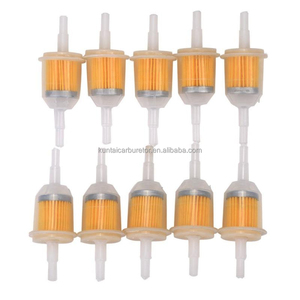 10pcs ไส้กรองน้ำมันเชื้อเพลิงแบบสากล 6mm 8mm สำหรับรถจักรยานยนต์ สกู๊ตเตอร์ ATV โกคาร์ท โมเพด ถ้วยกรองเบนซินใหญ่ - Product Image 1
