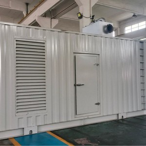 เครื่องกำเนิดไฟฟ้าดีเซลแบบตู้คอนเทนเนอร์ Ruizi รุ่น GFS1000 800-2000kVA ระบายความร้อนด้วยน้ำ พร้อมหลังคาเก็บเสียง สำหรับใช้งานในอุตสาหกรรม ได้รับใบอนุญาต รับผลิตภายใต้แบรนด์ของลูกค้า - Product Image 4