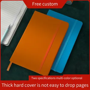 Benutzer definierte personal isierte A5 Journal Notebook Tagebuch Pu Leder Cover Notebook mit Gummiband
