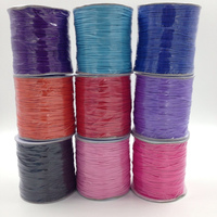 Cordon en polyester ciré de 2,5 mm, 100 mètres, de bonne qualité, personnalisé, vente en gros pour la fabrication de bijoux