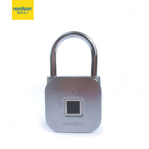 फैक्टरी मूल्य सुरक्षा यूएसबी चार्ज रिचार्जेबल सस्ता फिंगरप्रिंट डोर लॉक एल्यूमीनियम पोर्टेबल पैडलॉक - Product Image 2