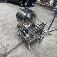 Aangepaste Hot Sale kleine plaat- en framefilterpersmachine van roestvrij staal voor bier, wijn, parfum en kokosolie