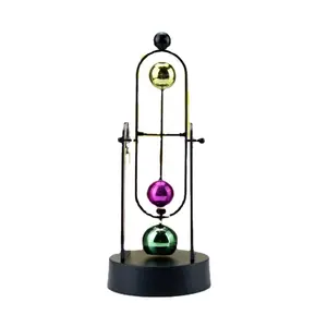 ZD412 Wholesale Home Personality Creative Ornaments Metal Swing Ball Desk Toys Astronomical Perpetual Motion Machine