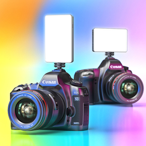 Kit de Iluminación para Videoconferencias, 90 LED de Alta Potencia, Plástico, Recargable, Portátil, Luz para Cámara <span class=keywords><strong>Web</strong></span> de Transmisión en Vivo para Zoom - Product Image 4