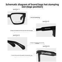 Montures de lunettes M3058 à charnière de précision intégrée, style européen, tendance, nouveau modèle vintage, légères et durables pour affaires