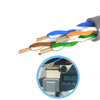 100m /305m 4 pasang 8 kawat 24awg 26awg 1000ft Utp Cat5e jaringan Lan kabel Ethernet