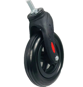 Roda Frontal Sólida de Plástico PU de 8 Polegadas para Cadeira de Rodas Elétrica - Product Image 2