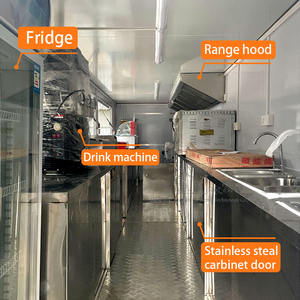 รถขายอาหารเคลื่อนที่ทันสมัย ครบครันด้วยอุปกรณ์สแตนเลส ขายไอศกรีม <span class=keywords><strong>ทา</strong></span>โก้ เฟรนช์ฟรายส์ แซนวิช ฮอทดอก พิซซ่า แฮมเบอร์เกอร์ และขนม - Product Image 5