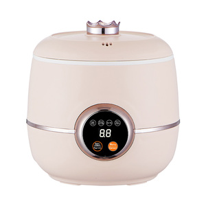Cuiseur à riz compact domestique 450W 2.0L à double couche, mini capacité, contrôle numérique intelligent, cuisson rapide, avec tasse doseuse automatique 2.0L - Product Image 4