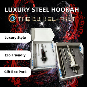 Kit Chicha Moderne avec Tige Métallique, Ensemble de Tuyaux en Verre, Tête de Pulvérisation et Tubes Accessoires pour Usage en Lounge - Product Image 6