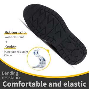 Scarpe Antinfortunistiche con Punta in Acciaio all'Ingrosso, Leggere e Comode per Saldatura e Lavoro, Antiurto per Uomo - Product Image 4