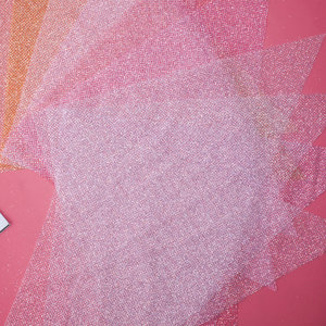 Trong kho sang trọng long lanh vải tuyn vải 100 màu sắc vàng-chấm <span class=keywords><strong>Net</strong></span> cho Bridal prom Dresses - Product Image 3