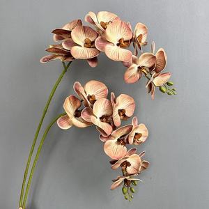 <span class=keywords><strong>Orchidée</strong></span> Vanda <span class=keywords><strong>artificielle</strong></span> de haute qualité à 9 têtes, imprimée en 3D, pour décoration intérieure et centre de table - Product Image 5