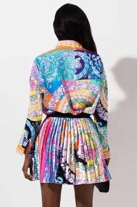 Top con estampado africano y Falda plisada para mujer, conjunto de ropa de talla grande, 2 piezas, gran oferta - Product Image 3