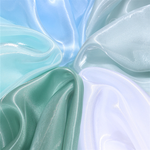 Exquisita tela de organza con brillo líquido, malla brillante de lujo, ligera y transparente, para la confección de vestidos de novia y faldas Hanfu. - Product Image 5