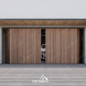 <span class=keywords><strong>Porte</strong></span> <span class=keywords><strong>de</strong></span> <span class=keywords><strong>garage</strong></span> en verre à cadre en aluminium pliable automatique pour bâtiments résidentiels modernes - Product Image 6