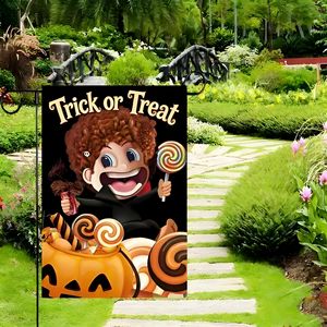 Banderas de Jardín Alegres, Decorativas, Duraderas, Ligeras, con Detalles Nítidos, para Todas las Estaciones, de 12x18 Pulgadas, con Funda de Fácil Instalación - Product Image 1