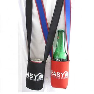 กระเป๋าเก็บความเย็นนีโอพรีนพร้อมสายคล้องคอสำหรับเครื่องดื่ม - Product Image 3