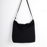 Sac fourre-tout en toile à bandoulière, motif personnalisable, grande capacité, pour étudiants, impression de logo, poignées longues, sac à bandoulière