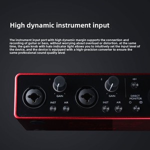<span class=keywords><strong>Carte</strong></span> <span class=keywords><strong>son</strong></span> d'enregistrement informatique transfrontalière professionnelle pour doublage et livres audio, ensemble d'équipement de mixage audio USB filaire - Product Image 2
