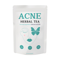 Thé Naturel OEM aux Herbes pour l'Élimination de l'Acné, Peau Éclatante, Santé Féminine, Peau Lisse, 20 Sachets de Thé, Produit Anti-Acné, Sachet de Thé Naturel
