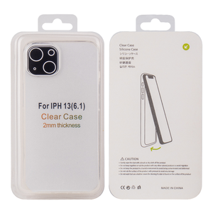 1.5mm TPU Acrse pour iPhone 13 Pro Max 12 pro max A54 Poco X3 Pro pour Vivo/Redmi Note 9 couverture de téléphone <span class=keywords><strong>Clic</strong></span> arrière avec boîte d'emballage - Product Image 1