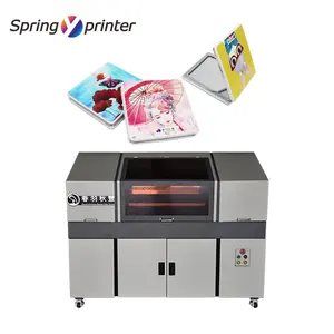 Eco solvent uv printer uv digital inkjet label printer flatbed uv printer portable small mirror shell pattern printing