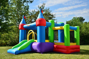 Venta de fábrica <span class=keywords><strong>Castillo</strong></span> inflable Rosa y púrpura Casa inflable comercial 3M * 3M 4M * 4m Alquiler <span class=keywords><strong>Castillo</strong></span> hinchable para niños - Product Image 6