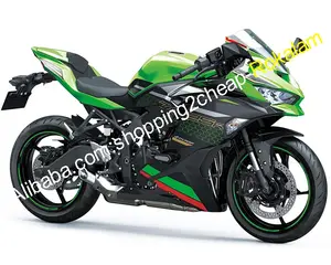 ل كاوازاكي نينجا ZX-25R 2020 2021 2022 ZX25R 20 21 22 دراجة نارية أخضر أسود الجسم ما بعد البيع كيت هدية