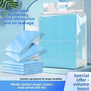 Tapis absorbants pour animaux de compagnie, coussinets d'apprentissage pour chiens, épais, désodorisants, non tissés, technologie SAP, couches en papier, coussinets de soin, couches pour chats - Product Image 2