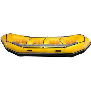 <span class=keywords><strong>Bote</strong></span> Inflable <span class=keywords><strong>de</strong></span> PVC Hypalon <span class=keywords><strong>de</strong></span> 4.25m (14 pies) con Autovaciado, para Rafting en Aguas Bravas, para 10 Personas, FUNSEA IR425 - Product Image 1