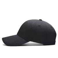 Gorra de Béisbol Deportiva de 6 Paneles, 100% Algodón, Lisa, de Alta Calidad, con Logotipo Bordado Personalizado