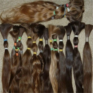 Perruque en cheveux humains bouclés blonds européens, vente en gros, cheveux vierges russes non traités, cuticules alignées, extensions de cheveux à bande adhésive - Product Image 6