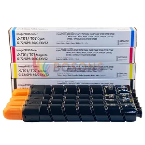 Bosons Nhật Bản chất lượng máy photocopy tương thích T01 Toner cho Canon C600 C700 C800 C650 C750 C850 C710 c810 Màu hộp mực