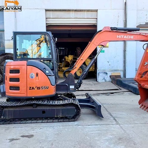 Excavadora Mini Usada Hitachi ZX55U-5A de 5 Toneladas, Fabricada en Japón, con Cucharón de 0.15m y Potencia de 28200W, en Venta - Product Image 1