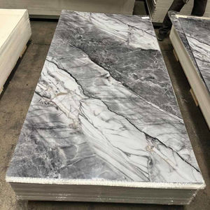 Feuille de marbre en PVC protégée contre les UV XHDECOR, épaisseur 2-4 mm, 1220x2440 mm, installation facile, panneau léger pour hall d'hôtel - Product Image 4