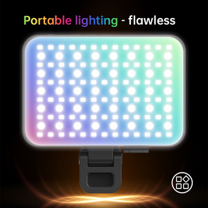 Luce Fotografica RGB Magnetica Ricaricabile 2500mAh, Illuminazione per Video per Vlogger, TikTok, <span class=keywords><strong>YouTube</strong></span> e Live Streaming - Product Image 5