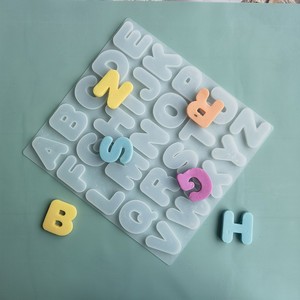 Moule en silicone pour résine époxy, lettres A-Z, écologique, pour sacs OPP, pendentifs, artisanat, <span class=keywords><strong>kit</strong></span> DIY alphabet - Product Image 6