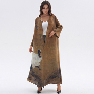 Mütevazı Abaya ramazan Dubai Robe Femme Musulmane türkiye Kaftan islam giyim müslüman kadınlar için <span class=keywords><strong>Kimono</strong></span> Kaftan Marocain hırka - Product Image 3